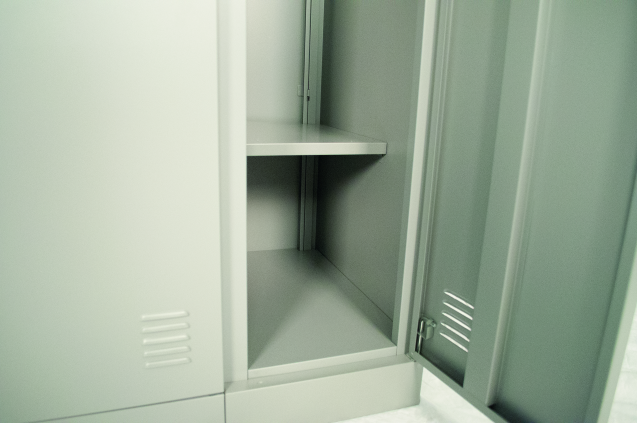 Garderobenschrank Widmer, 1-türig, 500x300x1800 mm