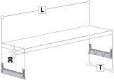 Fachbodenteil WS 800x200 mm