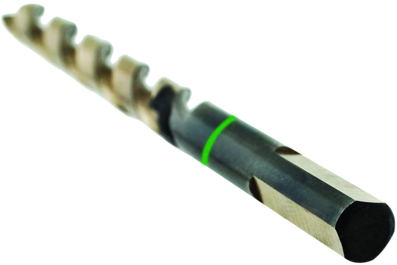 Spiralbohrer Izar HSS Kobalt 5% 10.00 mm, mit 3-Flächenschaft, f. Akku-Bohrmasch