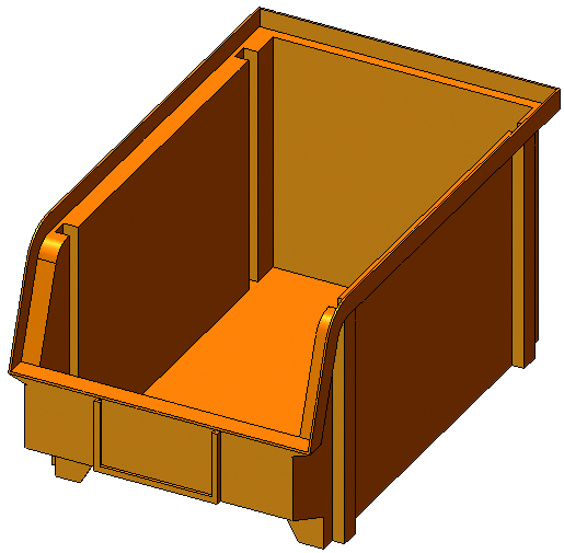 Sichtlagerkasten Ecosystem LK 3, 227x145x123 mm