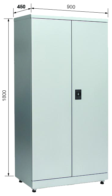 Flügeltürschrank Widmer 900x450x1800 mm