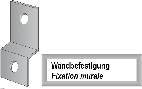 Wandbefestigung