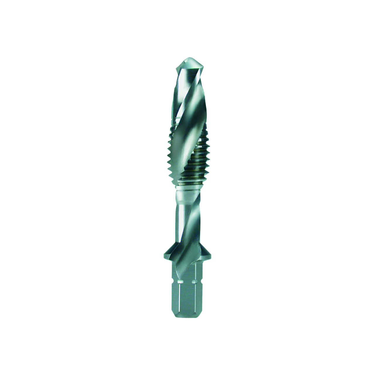 Kombi-Maschinengewindebohrer-Bit 1/4" Ruko M10, HSS