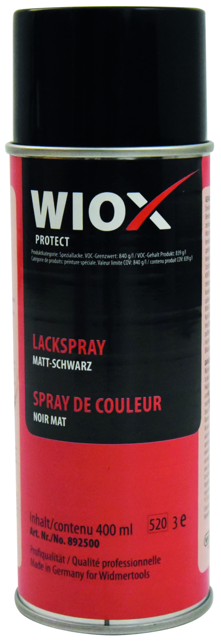 Farbspray Wiox, matt-schwarz