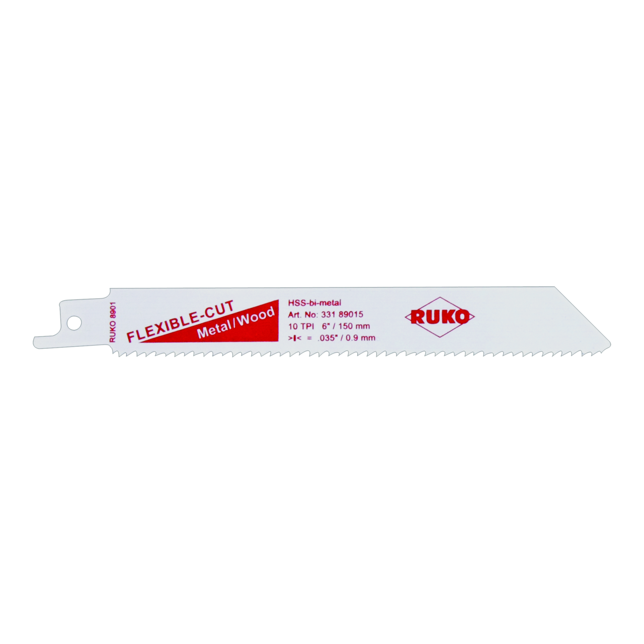 Lames de scies sabres 8901 Ruko HSS-bimétal