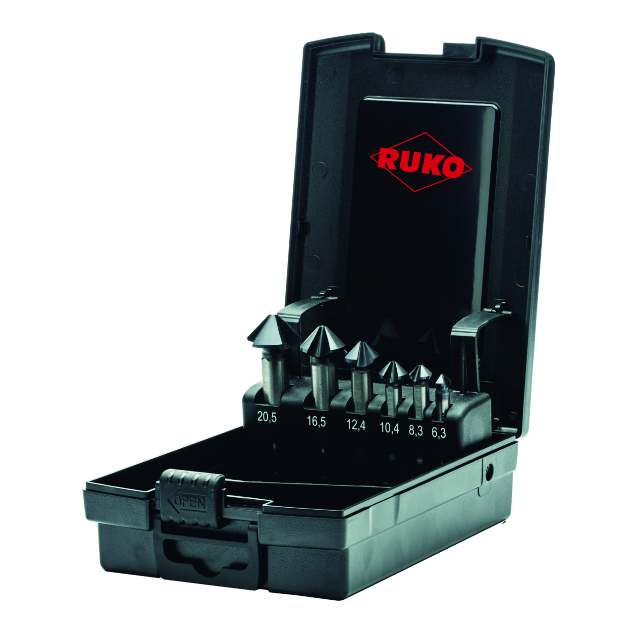 ULTIMATECUT Kegelsenker-Satz Ruko HSS RUnaTEC DIN 335 Form C 90° - 6-tlg. (Kunst