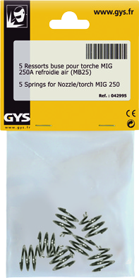 Düsenfeder GYS 5 Stk, luftgekühlt