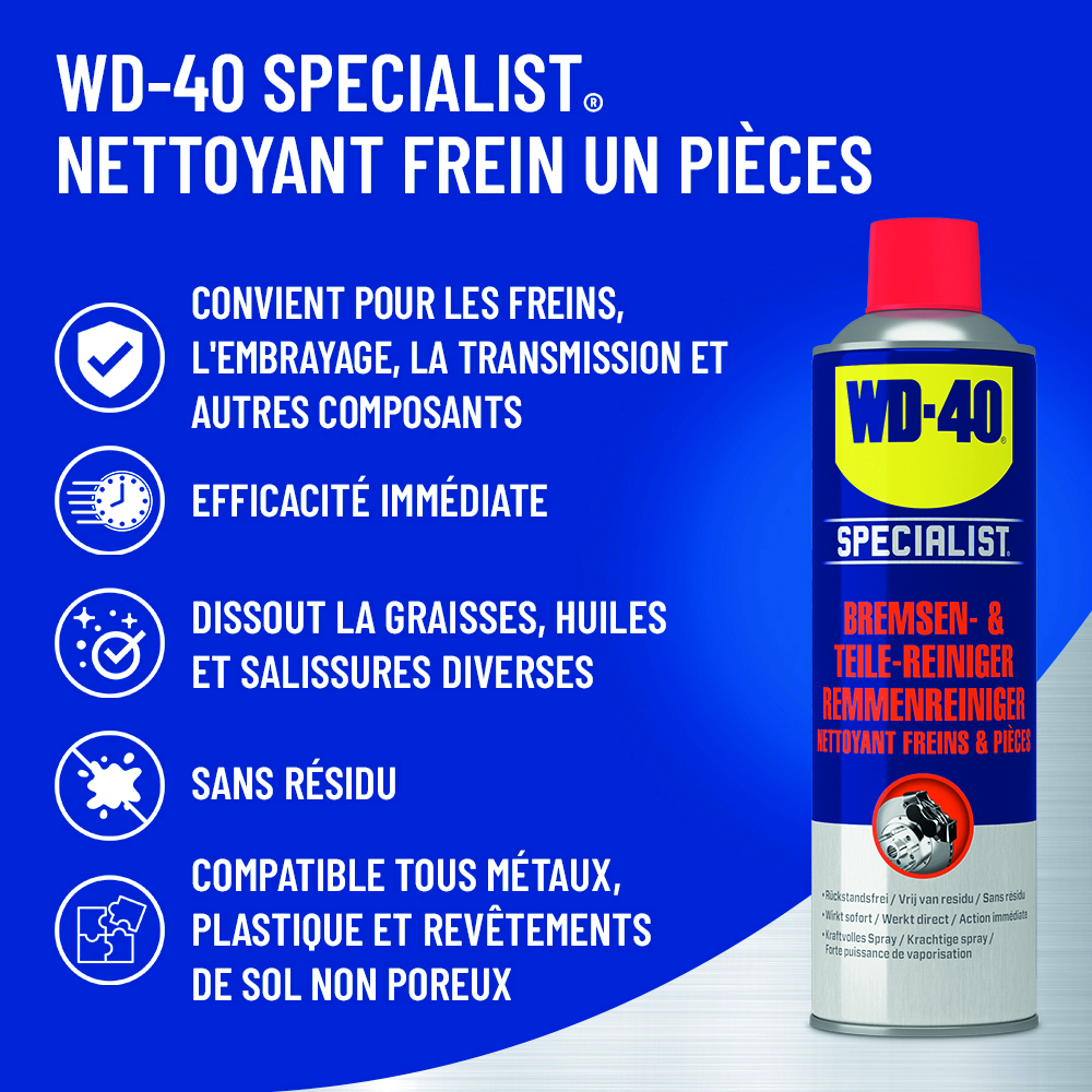 WD-40 Specialist 500ml Bremsen-&Teilereiniger