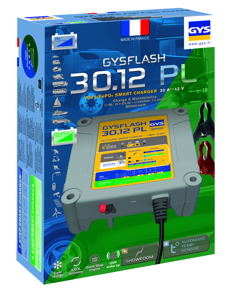 Batterie-Ladegerät GYS Gysflash 30.12 PL
