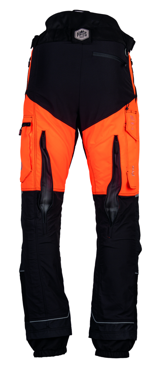 Schnittschutzhose Oregon ForestXFiber orange/schwarz Gr. M