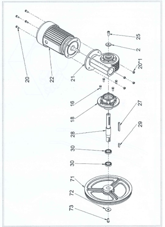 Scie à ruban à métaux Proton BSS-260VTSA
