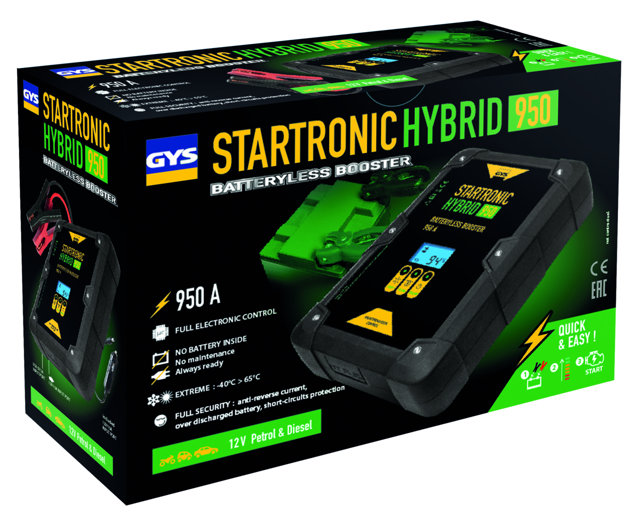 Booster GYS Startronic Hybrid 950