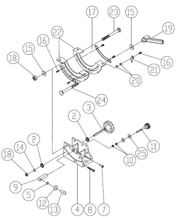 Scie à ruban à bois Proton HBS-430-2M
