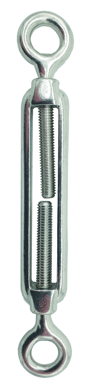Spannschraube 2 Ösen Inox 8 mm