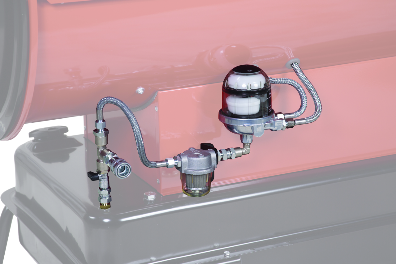 Einleitereinspeisung Arcotherm, mit Entgaser, für Ölheizgeräte