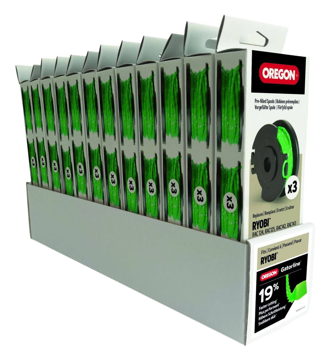 Fadenspulen Oregon Gatorline befüllt 2.0 mm