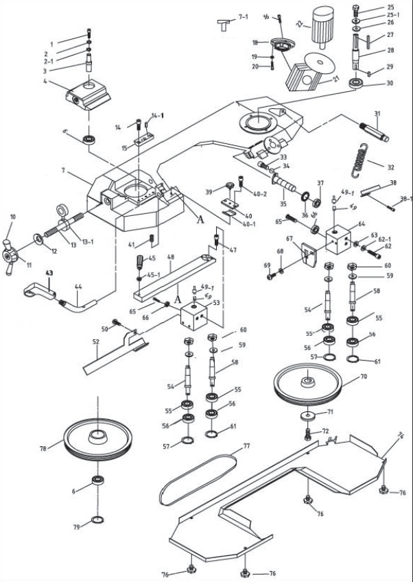 Scie à ruban à métaux Proton BSS-185VM