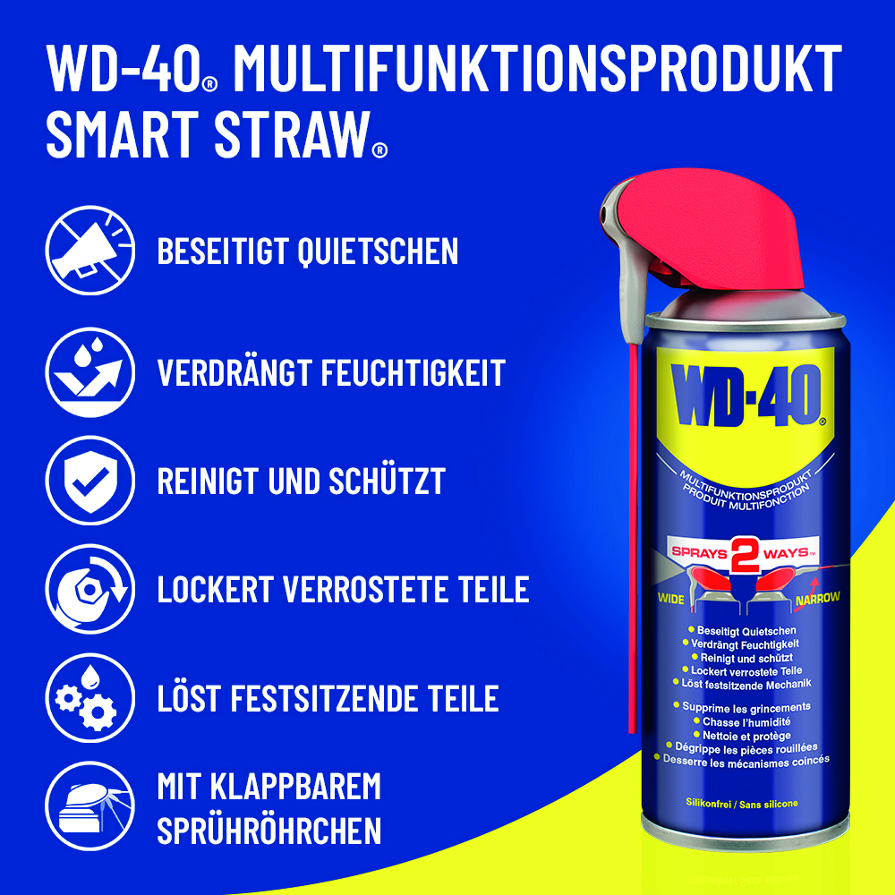 WD-40 Multifunktionsprodukt 400ml Smart Straw