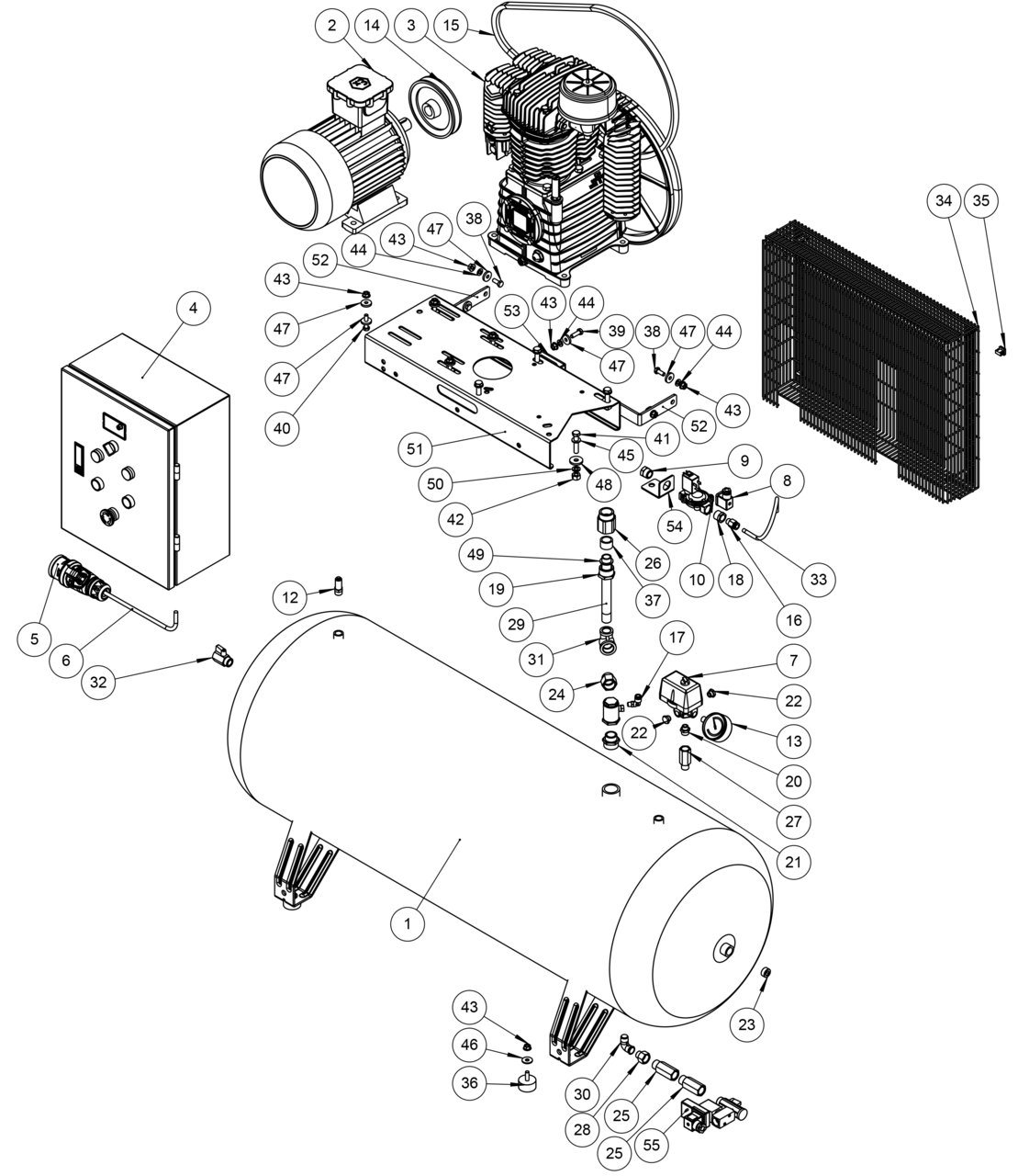 Kompressor Rockair K-270-850T