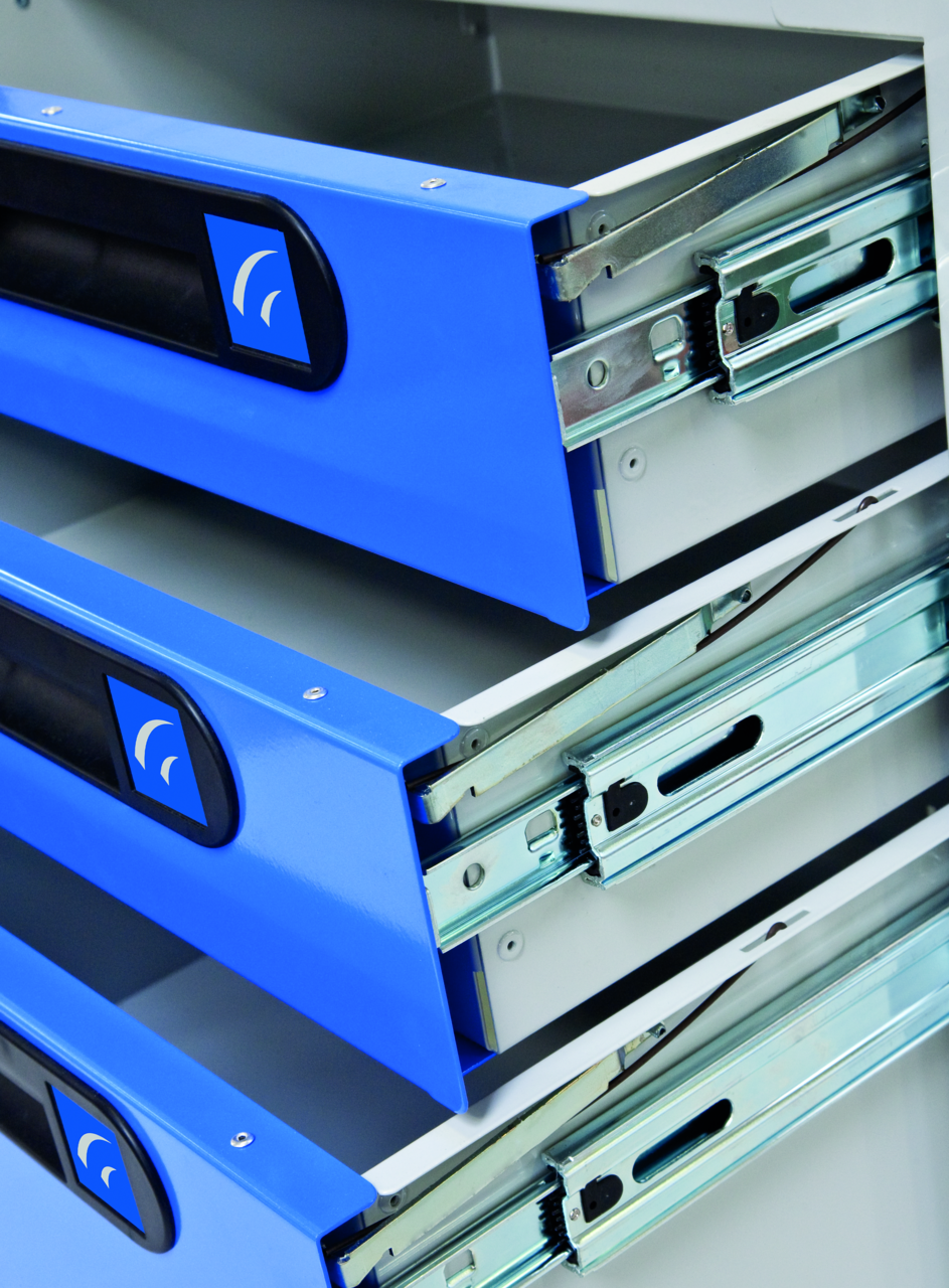 Teleskopschienen-Paar für Schubladenschrank Ecosystem SLG 02