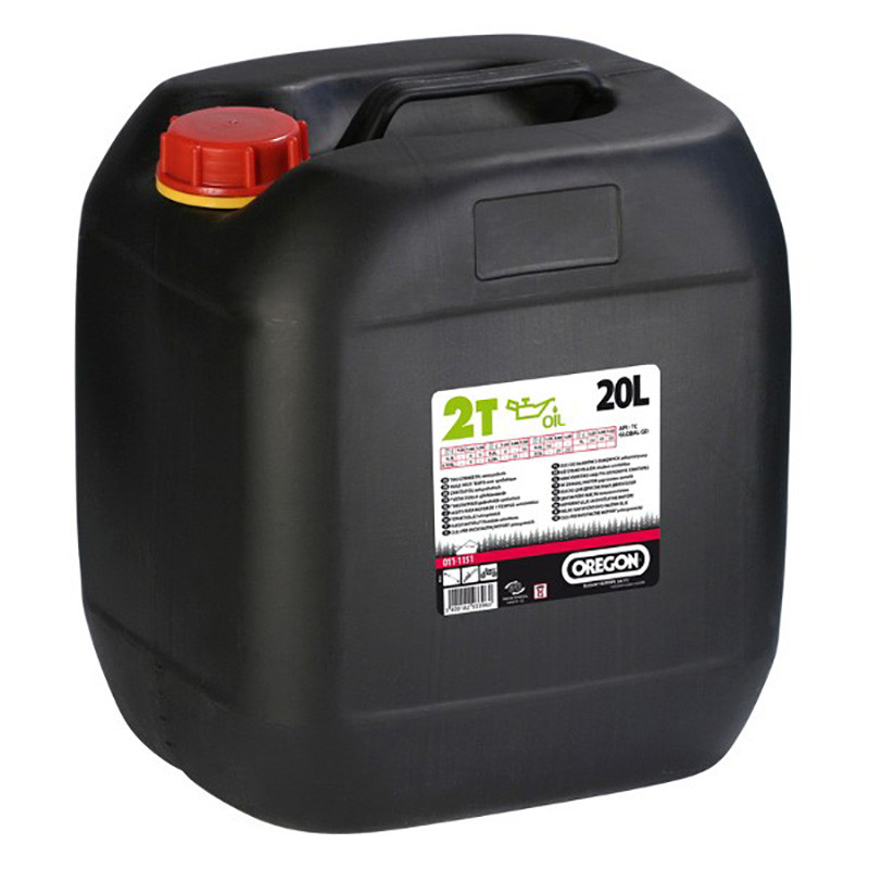 Öl 2-Takt Oregon, grün, 20 L Kanister