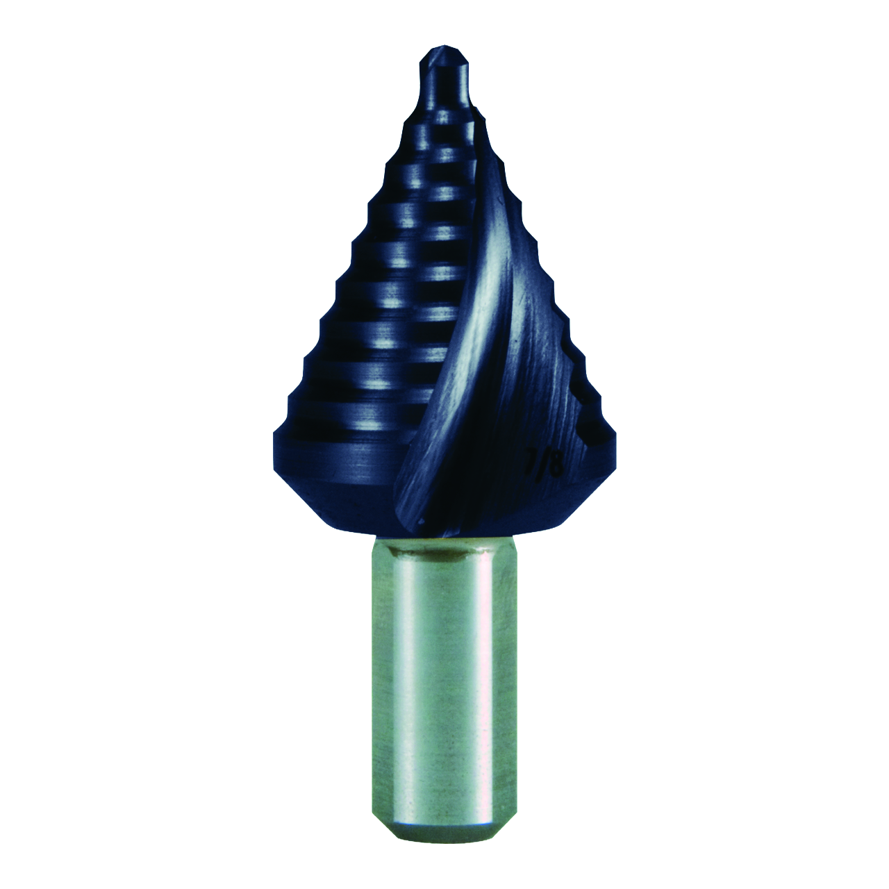 Stufenbohrer Ruko HSS TiAlN Kreuzanschliff Form C Zollabmessungen Ø 7/8"
