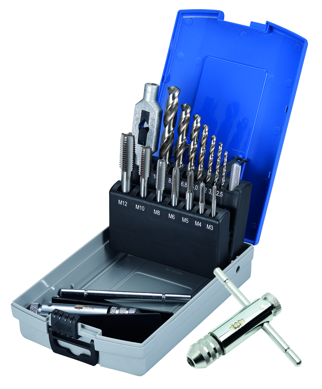 Bohrkassette Proton D-16R HSS Einschnitt-Gewindebohrer-Satz
