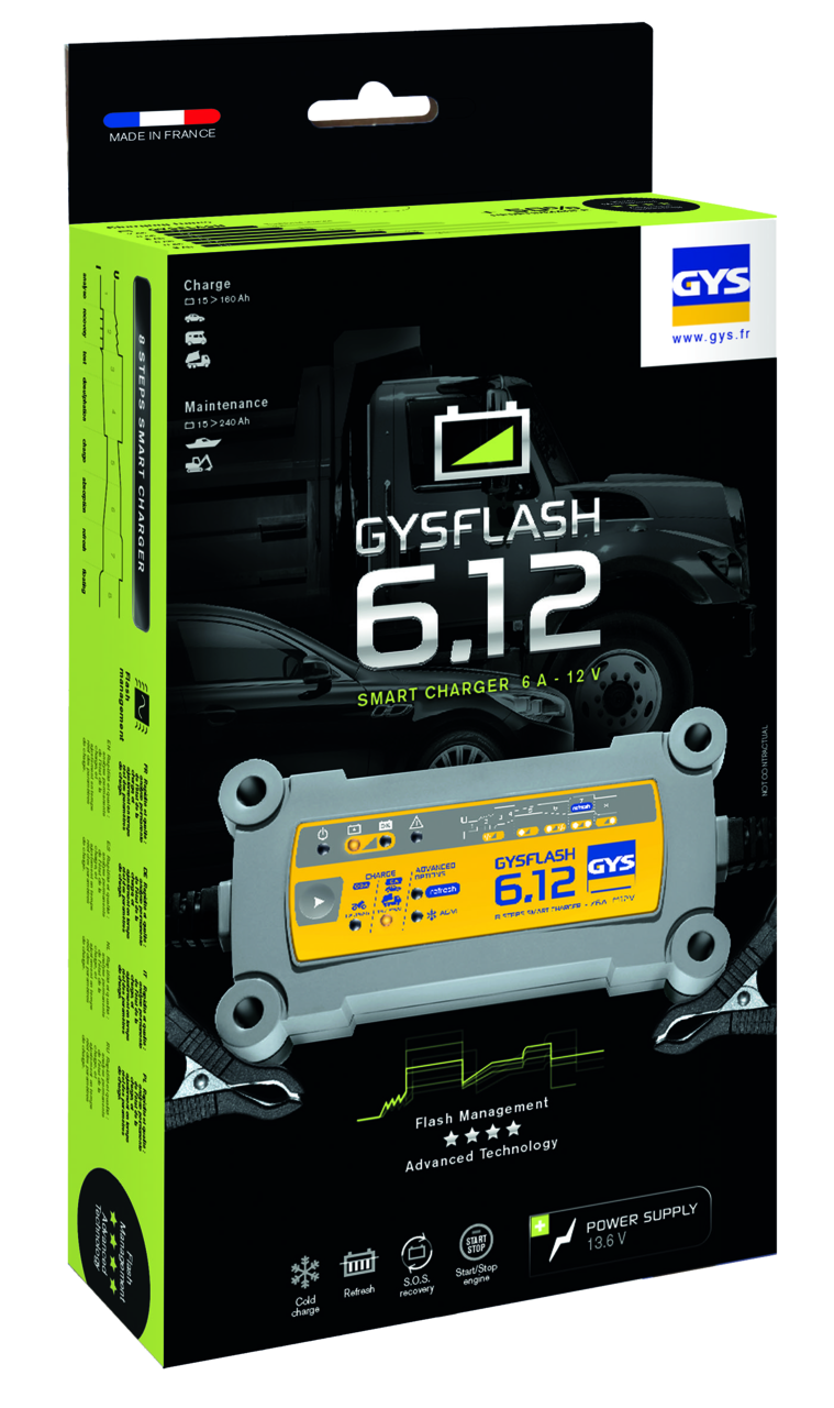 Batterie-Ladegerät GYS Gysflash 6.12