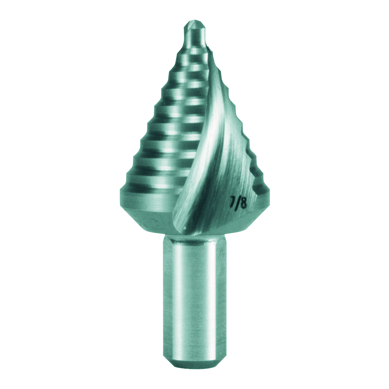 Stufenbohrer Ruko HSS TiAlN Kreuzanschliff Form C Zollabmessungen Ø 7/8"