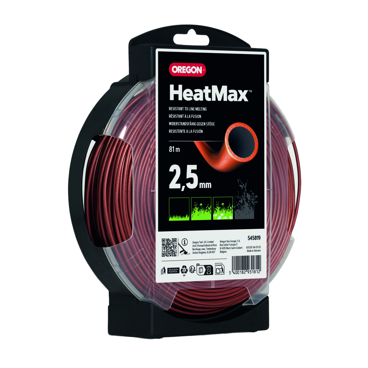 Faden Oregon HeatMax 2.5 mm x 81 m