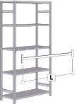 Längsstabilisator Zinc 850 mm