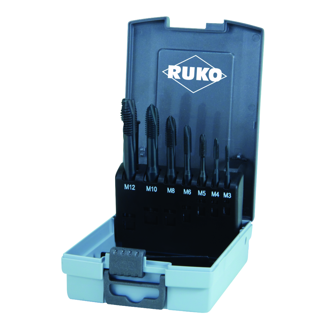 Maschinengewindebohrer-Satz Ruko M DIN 371 / 376 Form B HSS-Co 5 VAP mit Schälan