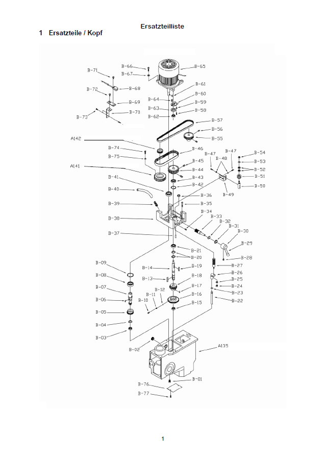 Perceuse à colonne Proton BMS-42VT